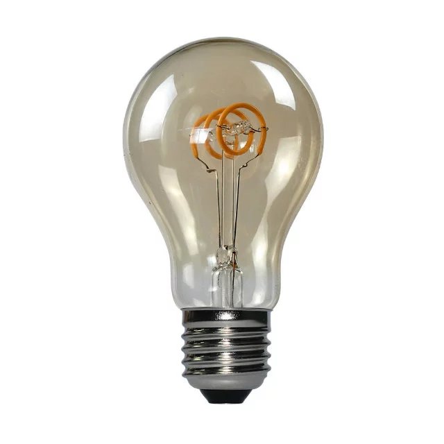 Spiral led filament ST64 CE soft led filament warmwhite vintag light bulb
