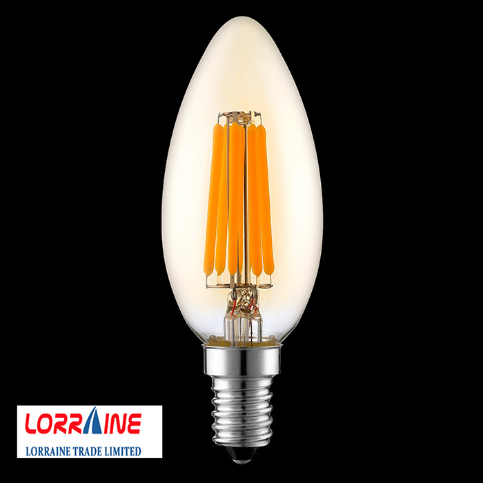 LED filament B35 E14/E27