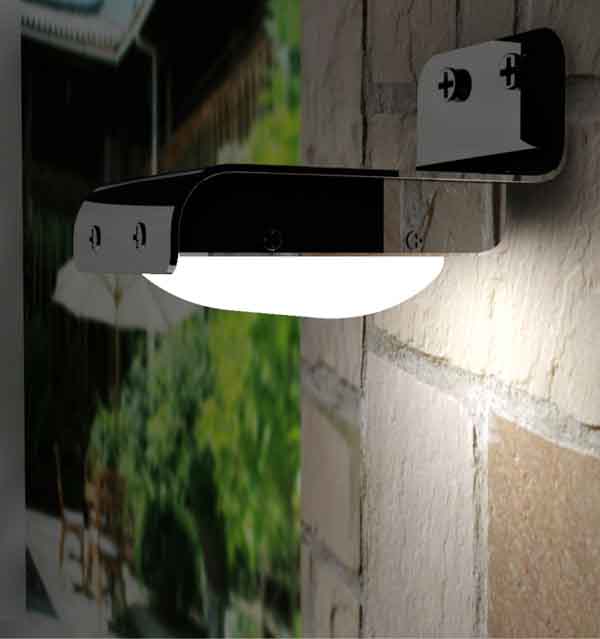 16 leds wall mounted motion sensor light emergency outdoor led solar garden lamp